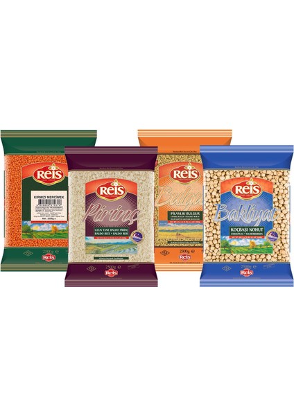 Nohut, Kırmızı Mercimek, Bulgur ve Baldo Pirinç 2,5 kg