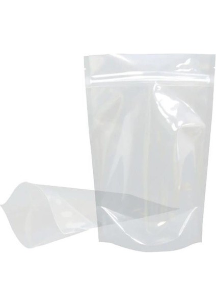 Doypack Şeffaf Kilitli 18x29x9 50’li