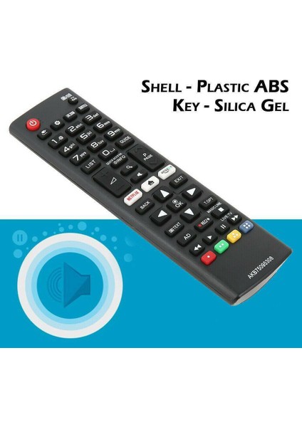 Shuai Yan Lg Smart Tv Için Evrensel Yedek Uzaktan Kumanda - AKB75095308 (Yurt Dışından)