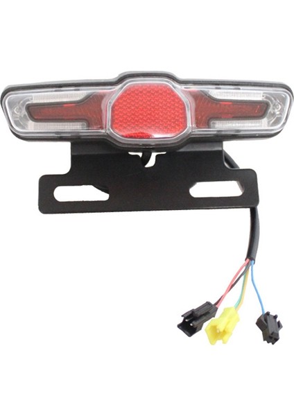 Shuai Yan 12V-80V 12W 300 Lümen Dahili Korna ile LED Ön Işık 36V-60V 5W Frenli Arka Işık ve Elektrikli Bisiklet Için Dönüş Fonksiyon Anahtarı (Yurt Dışından)