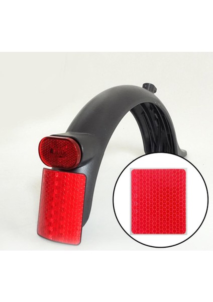 Shuai Yan Scooter Çamurluk Reflektör Sticker Arka Çamurluk Uyarı Etiketleri Xiaomi Scooter Pro2 Için Scooter Dekorasyon D (Yurt Dışından)