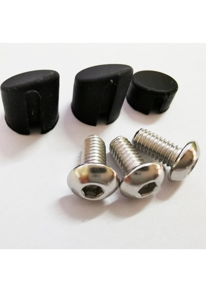 1set Scooter Arka Arka Çamurluk Çamurluk Çamurluk Vidalı Kauçuk Kapağı Vida Fiş Xiaomi M365 Elektrikli Scooter Parçaları (Siyah) (Yurt Dışından)