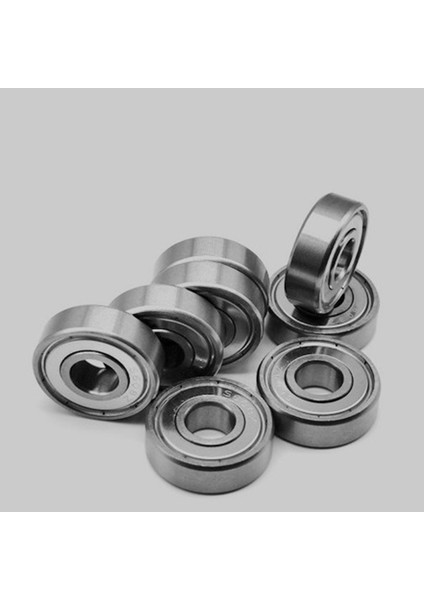 Shuai Yan 10'li 8X22X7MM S608ZZ Paslanmaz Çelik Dilsiz Sabit Bilyalı Rulman Su Geçirmez Aşınmaya DaYanıklı Oyuncak Kaykay Rulmanları (Yurt Dışından)
