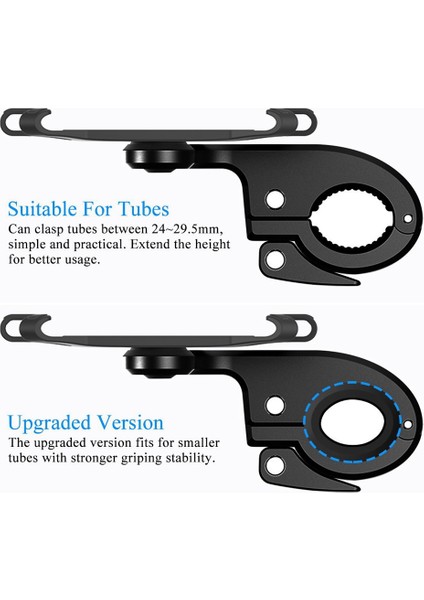 Shuai Yan Xiaomi Mijia M365 Scooter Phoneholder Için Stand Telefon Gps Tutucu Evrensel Telefon Braketi DaYanıklı Kaymaz 360 Döndürme (Yurt Dışından)