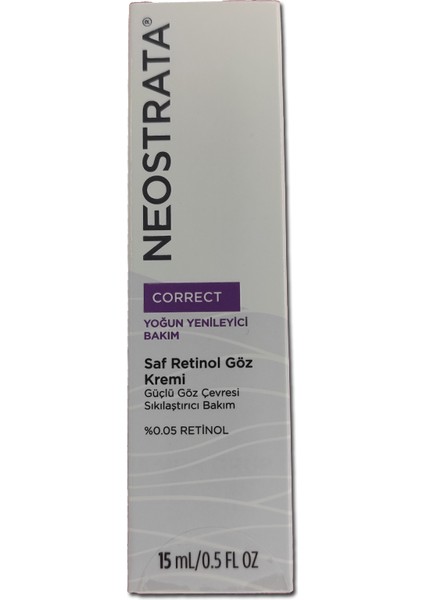 Correct Saf Retinol Göz Kremi 15 ml