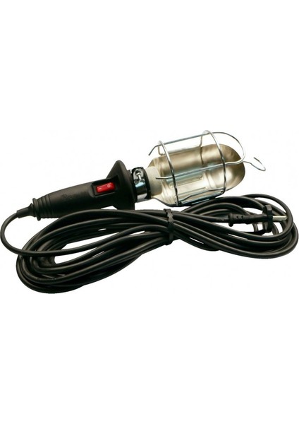IP20 Kablolu Anahtarlı Seyyar El Lambası BA1-1001-1031