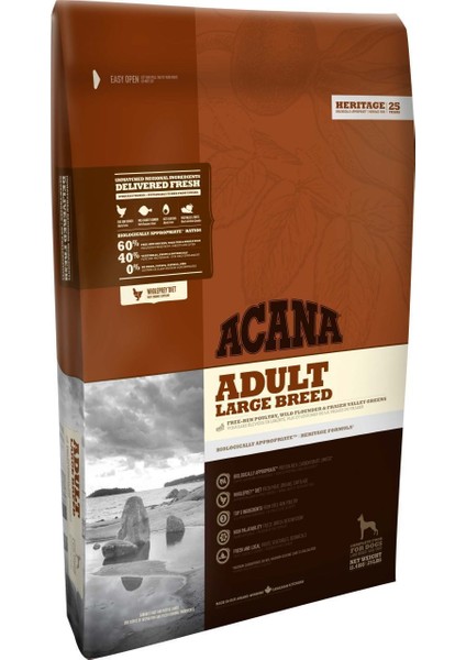 Heritage Adult Large Breed Tahılsız Köpek Maması 11,4 kg