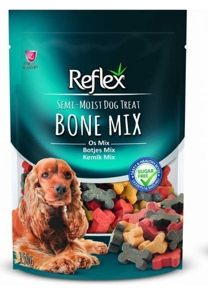 Reflex Bone Mi x Karışık Kemik Yarı Islak Köpek Ödülü 150 gr modelleri