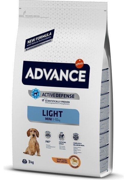 Mini Light Düşük Kalorili Küçük Irk Yetişkin Köpek Maması 3 kg