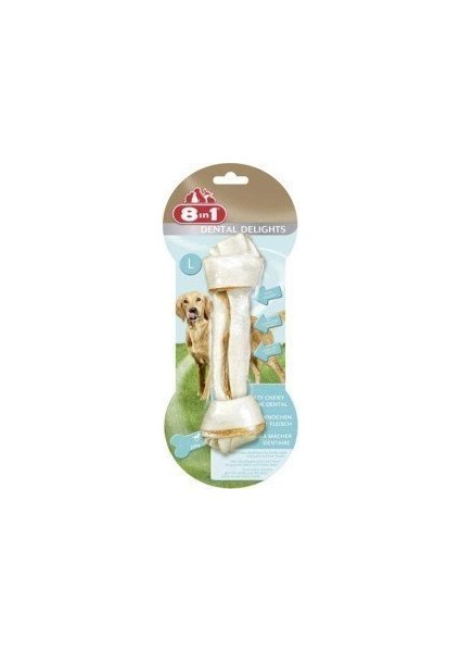 8 In 1 Delights Bones Pro Dental Ağız Bakım Kemiği L Boy 85 gr