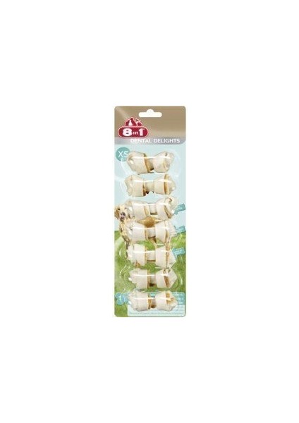 8 In 1 Delights Bones Pro Dental Agız Bakım Kemiği xs Boy 7'li 84 gr fiyatları