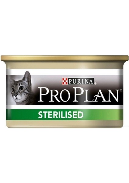 Sterilised Somonlu Kısırlaştırılmış Yetişkin Kedi Konservesi 85 gr