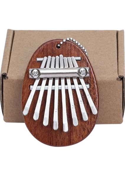 8 Ton Ahşap Kalimba - Kahverengi