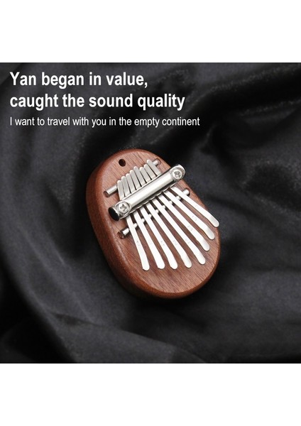8 Ton Ahşap Kalimba - Kahverengi fırsatları
