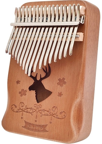 17 Ton Ahşap Kalimba - Kahverengi