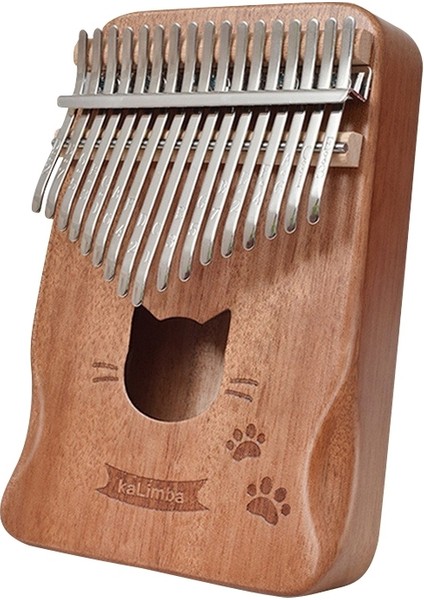 17 Ton Ahşap Kalimba - Kahverengi