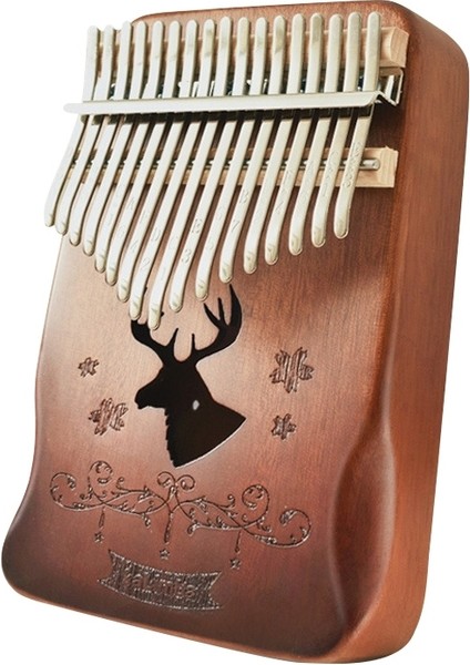 17 Ton Ahşap Kalimba – Kahverengi