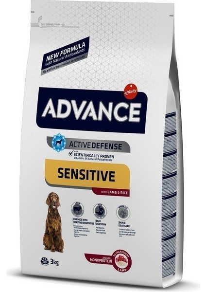 Lamb & Rice Kuzu Etli Hassas Yetişkin Köpek Maması 3 kg