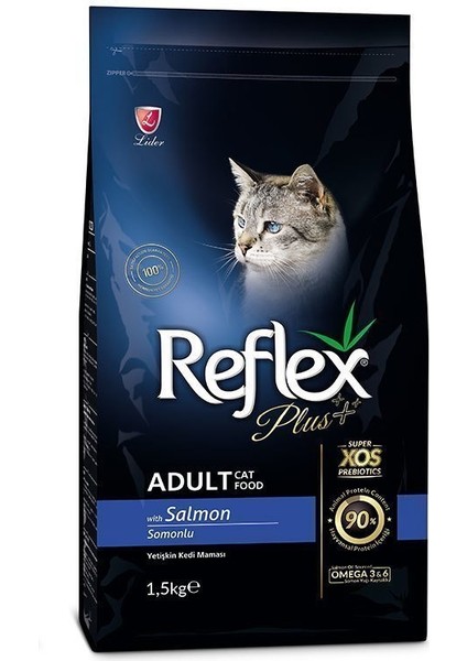 Plus Somonlu Yetişkin Kedi Maması 1.5 kg