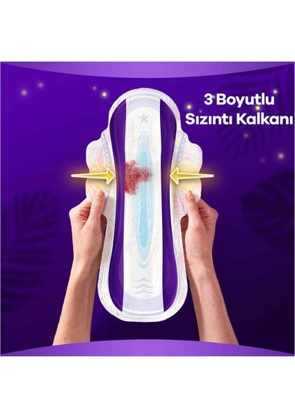 Platinum Gece Extra 6 Adet Tekli Paket Hijyenik Ped