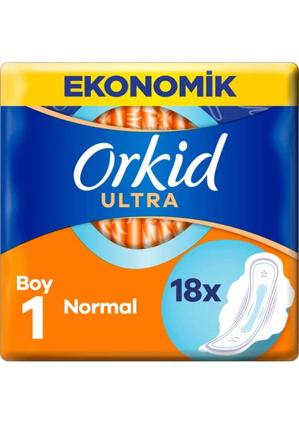 Ultra Extra Normal 18 Adet Ekonomik Paket Hijyenik Ped