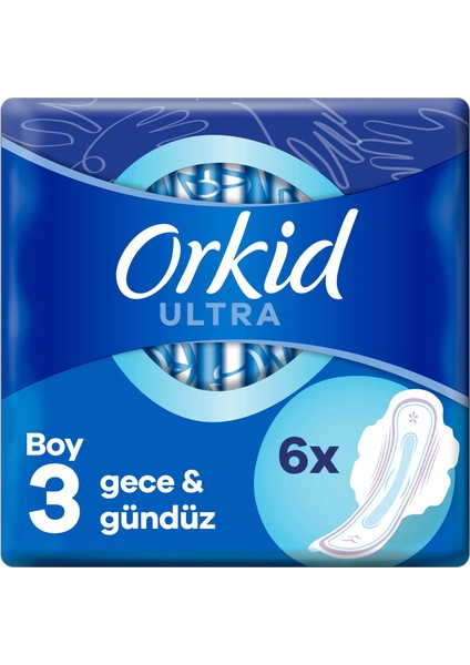 Ultra Extra Gece 6 Adet Tekli Paket Hijyenik Ped