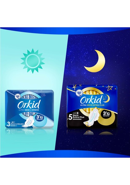 Ultra Extra Gece 6 Adet Tekli Paket Hijyenik Ped