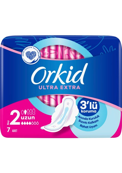 Ultra Extra Uzun 7 Adet Tekli Paket Hijyenik Ped