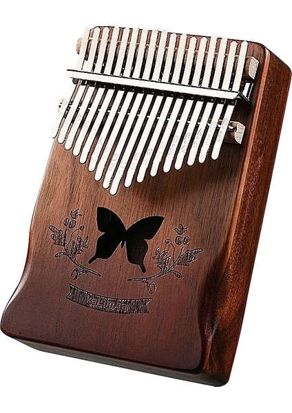 17 Ton Ahşap Kalimba - Kahverengi