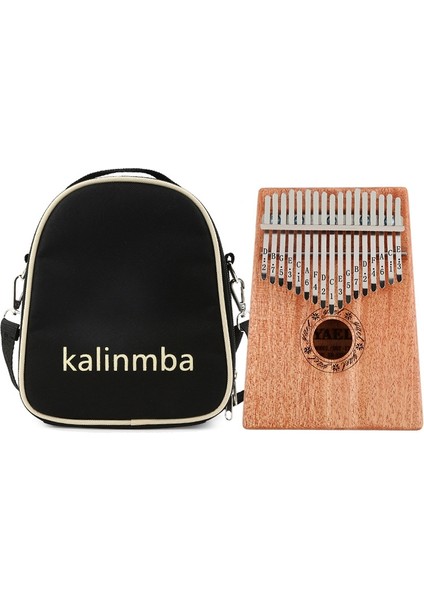 17 Ton Ahşap Kalimba - Kahverengi