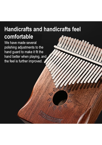 21 Ton Ahşap Kalimba – Kahverengi