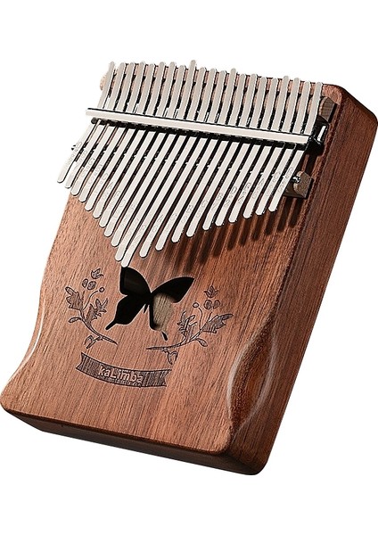 21 Ton Ahşap Kalimba - Kahverengi