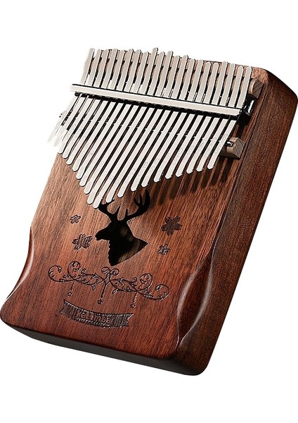 21 Ton Ahşap Kalimba - Kahverengi