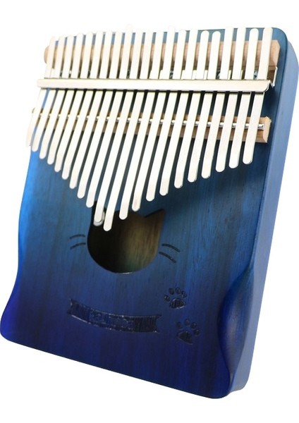 21 Ton Ahşap Kalimba – Mavi