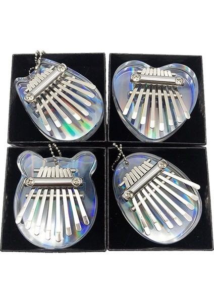 8 Ton Ahşap Kalimba - Şeffaf