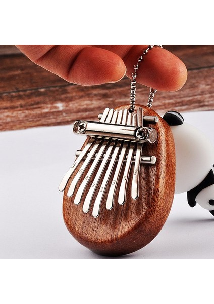 8 Ton Ahşap Kalimba - Kahverengi