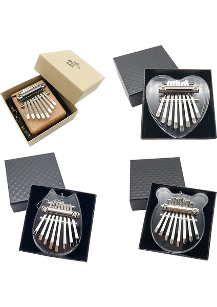 8 Ton Akrilik  Kalimba – Şeffaf