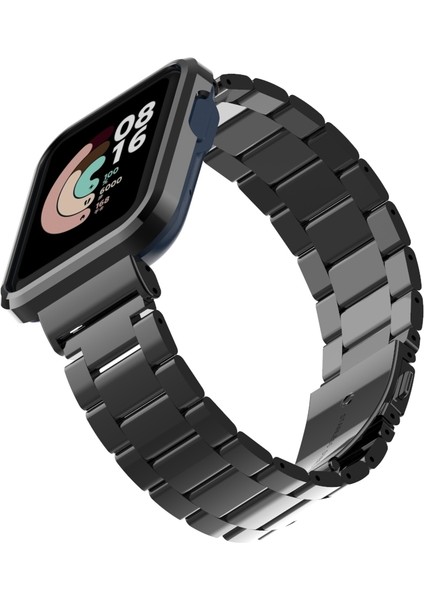 Xiaomi Mi Watch Lite Için Metal Kordonlu Saat / Redmi Saat Siyah (Yurt Dışından) fırsatları
