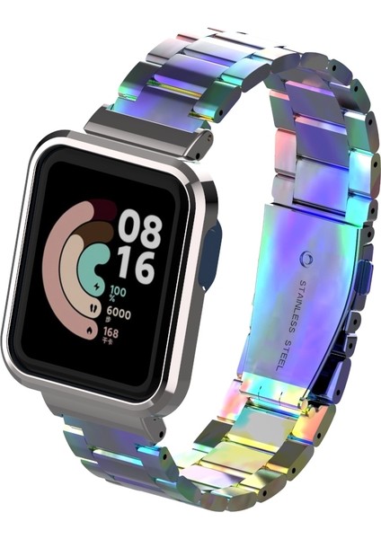 Xiaomi Mi Watch Lite / Redmi Için Metal Kordonlu Saat Renkli (Yurt Dışından) modelleri