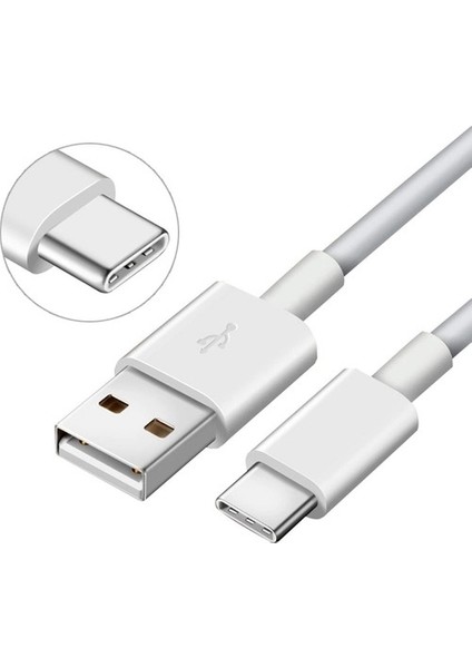 Xiaomi Mi USB To Type-C Data Cable White -Beyaz Kablo 1 Mt. B91175C0027036