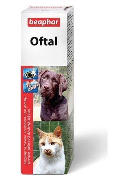 Oftal Kedi ve Köpek Göz Temizleme Losyonu 50 ml