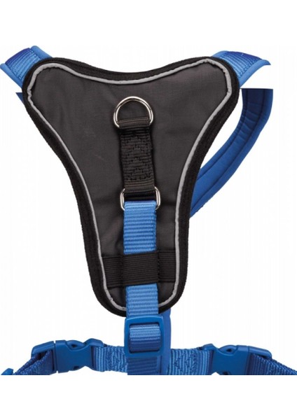 Köpek Premium Göğüs Tasması, xs:33-42cm/10MM, Mavi