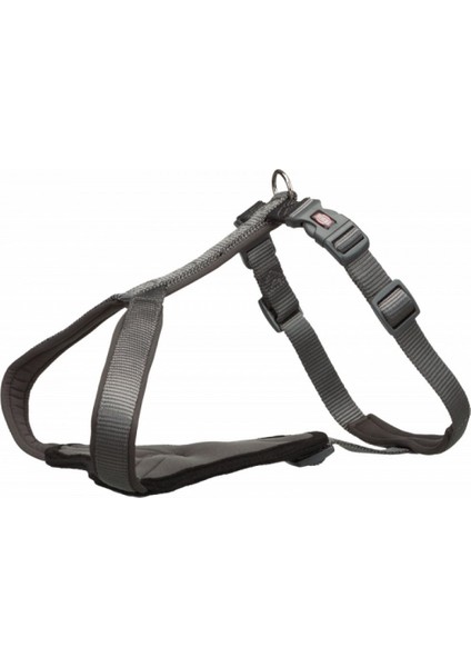 Köpek Premium Göğüs Tasması, L- xl:85-105cm/25MM, Gri