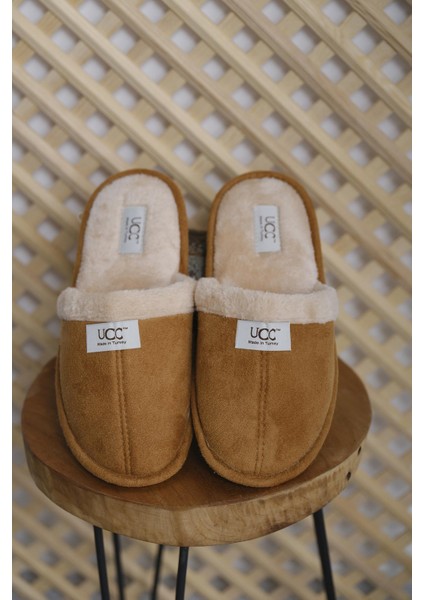 Ucc Alfie Içi Kürklü Erkek Ev Terliği