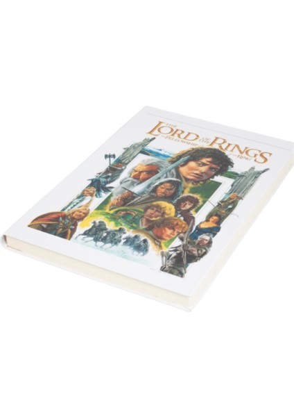 Beyaz L. Of The Rings Tasarım 160 Sayfa Çizgisiz Defter