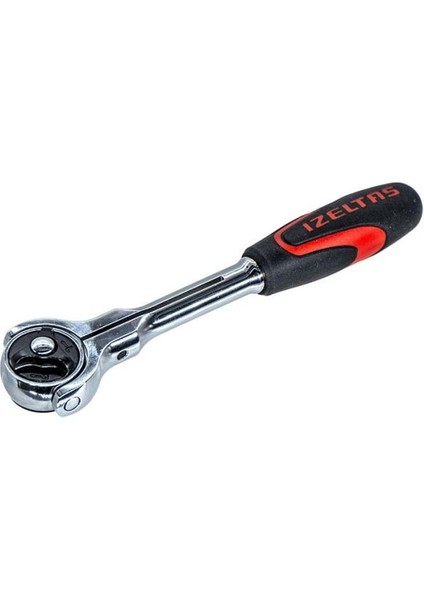 Izeltaş 1507062150 Mafsallı Cırcır Kolu 1/4'' (72 Diş) 150MM