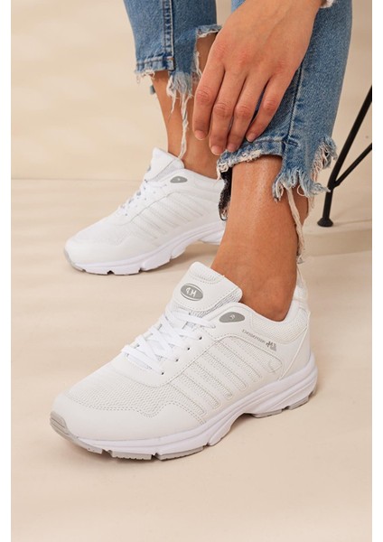 Mp 221 6803 Zn Alaska Running Kadın Beyaz Spor Ayakkabı