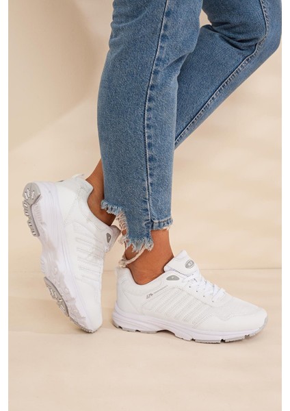 Mp 221 6803 Zn Alaska Running Kadın Beyaz Spor Ayakkabı modelleri