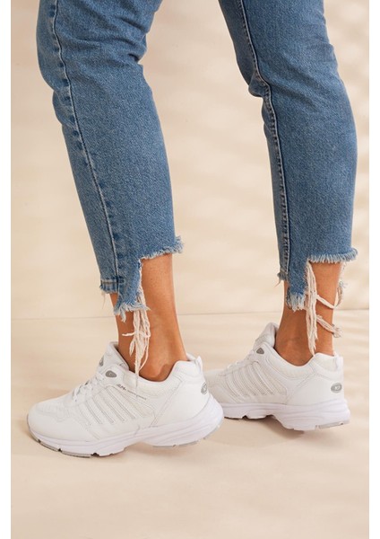 Mp 221 6803 Zn Alaska Running Kadın Beyaz Spor Ayakkabı fırsatları