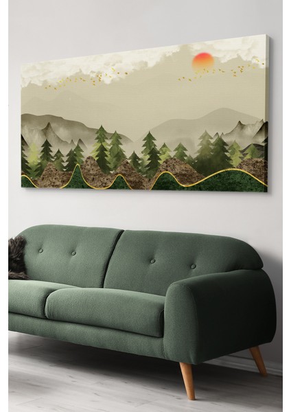 Soyut Doğa Tek Parça Kanvas Canvas Tablo
